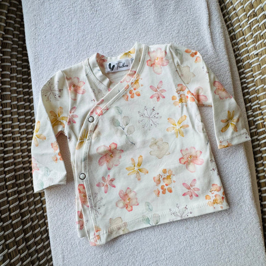 Overslagshirtje - bloemen
