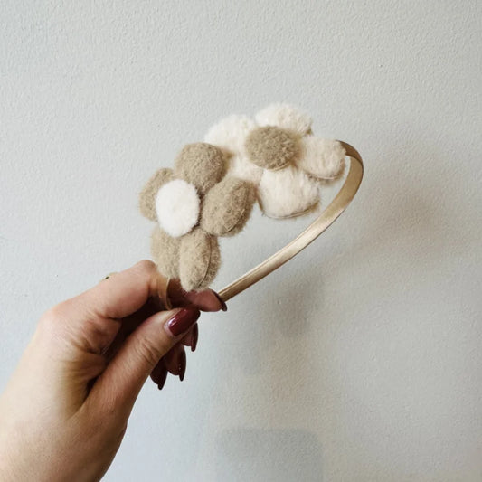 Haarband - Grote bloem