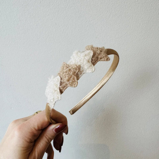 Haarband - Sterren beige