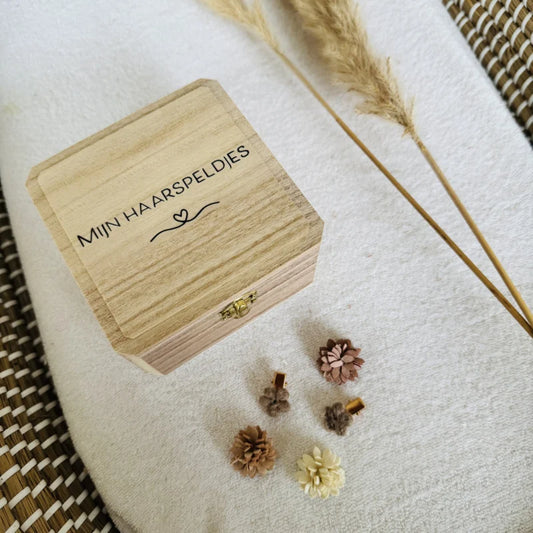 Bewaarkistje - Mijn haarspeldjes
