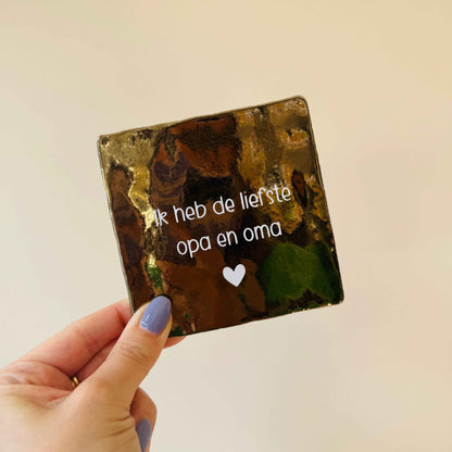 Tegel - Liefste Opa en oma