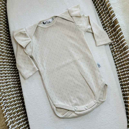 Romper ruffle - Naturel beige