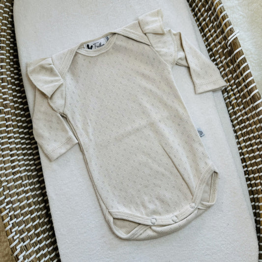Romper ruffle - Naturel beige