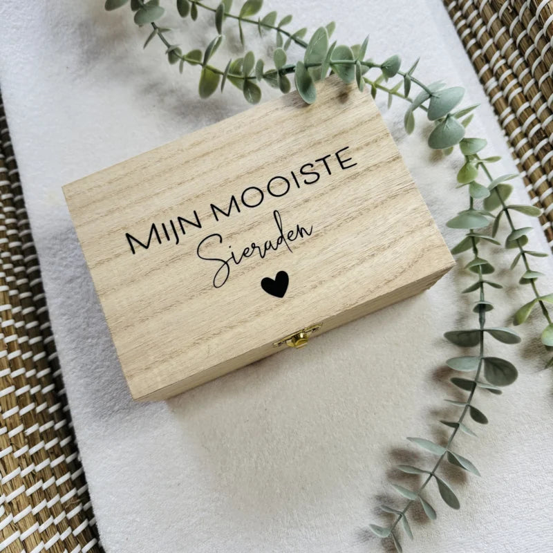 Bewaarkistje XL - Mijn mooiste sieraden