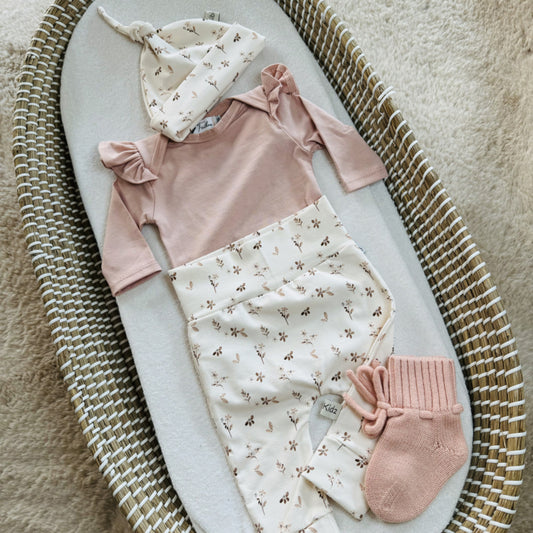 Broekje - Bloem Beige